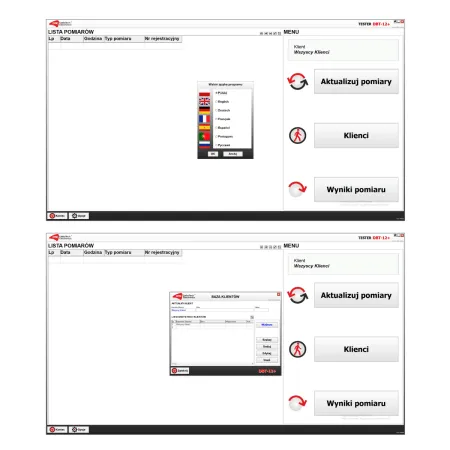 DBT-12+ TESTER AKUMULATORÓW, ŁADOWANIA I ROZRUCHU PRACUJACY Z PROGRAMEM I DRUKARKĄ WIFI