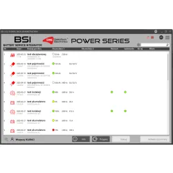 Oprogramowanie Battery Service Integrator (BSI)